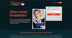 Desktop Screenshot of feministdatingsite.com